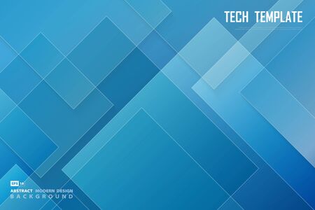 Abstract blue and white tech design of minimal presentation background.のイラスト素材