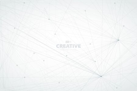 Abstract line tech design of technology background.のイラスト素材