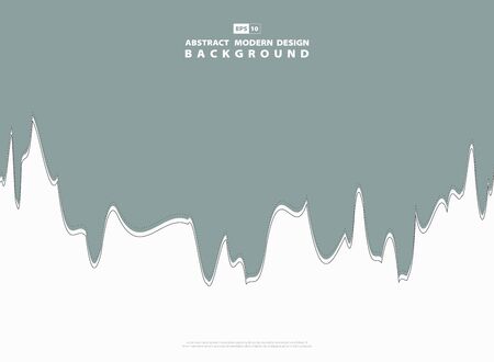Abstract modern green wave line of contrast background.のイラスト素材