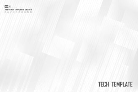 Abstract technology gray and white of square design tech background.のイラスト素材