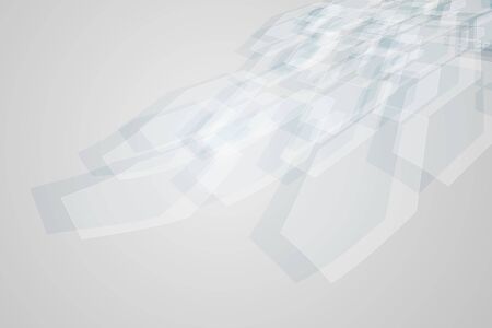 Abstract tech design of hexagonal pattern technology background.のイラスト素材