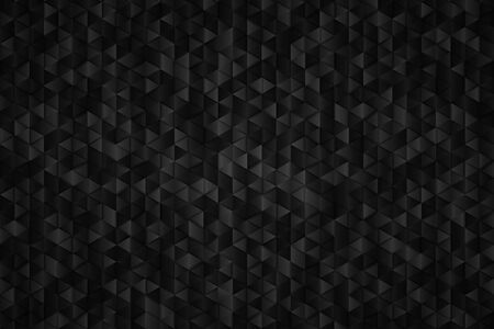 Abstract metal black of triangle geometric pattern design background.のイラスト素材