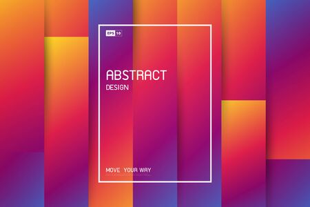 Abstract trendy line of colorful pattern stripe level background.のイラスト素材