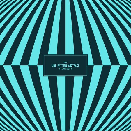 Abstract blue tone of minimal stripe line pattern cover design background.のイラスト素材