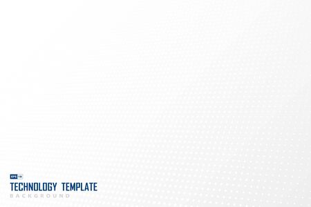 Abstract dots halftone technology tech design decorative artwork background.のイラスト素材