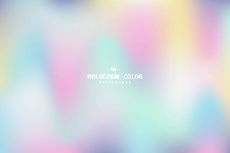 Abstract magic color of hologram design background.のイラスト素材