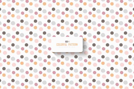 Abstract calm tone of dot pattern design grunge decorative background.のイラスト素材