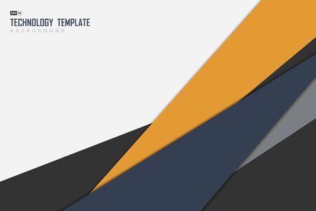 Abstract design template of business page cover artwork line color background.のイラスト素材