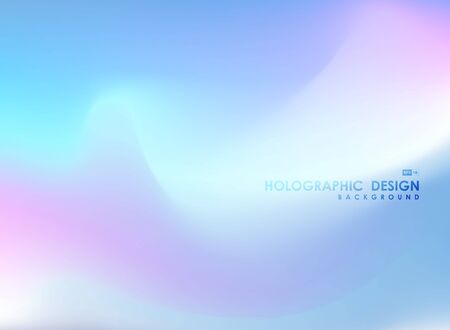 Abstract artwork of hologram mesh color design decorative artwork background.のイラスト素材