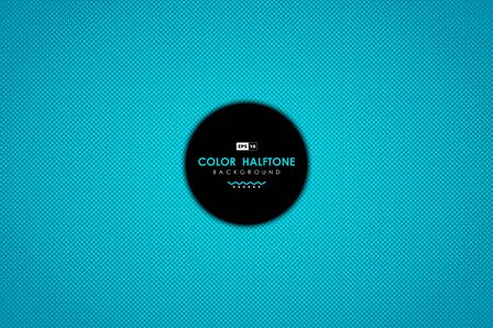 Abstract blue template with circle dots pattern design background.のイラスト素材