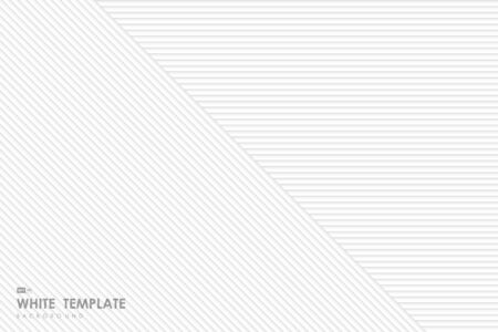 Abstract gradient white line pattern template design background.のイラスト素材