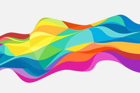 Abstract color polygon design pattern artwork background. Use for ad, poster, template, artwork design. illustration vector eps10のイラスト素材