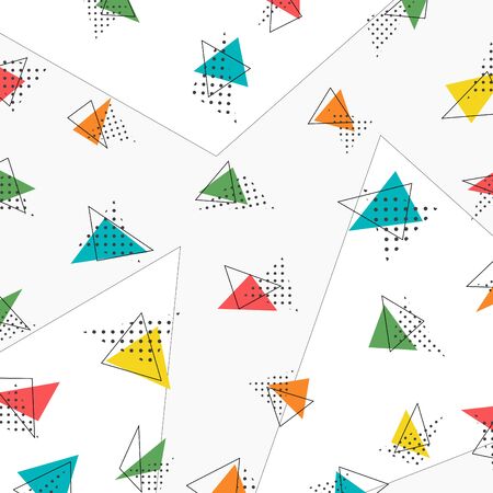 Abstract triangle pattern artwork design background. Use for ad, poster, artwork, template, cover. illustration vector eps10のイラスト素材