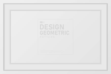 Abstract gradient white design of tech template background. Use for ad, poster, artwork, presentation, copy space of text. vector eps10のイラスト素材