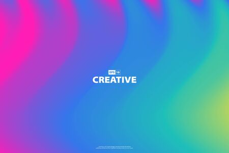 Abstract colorful mesh design decorative background. Use for fluid presentation, ad, trendy artwork, background. illustrationのイラスト素材