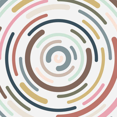 Abstract round line pattern artwork center of cover background. Use for ad, poster, artwork, template design, print. illustration vectorのイラスト素材