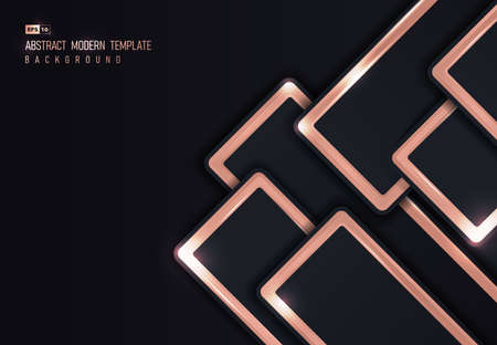 Abstract hexagonal patter design of technology artwork background.のイラスト素材