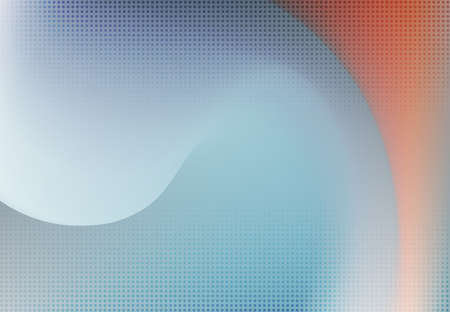 Abstract gradient colorful design template of swirl with halftone design decoration background. Use for ad, poster, template design, print. illustration vector eps10のイラスト素材