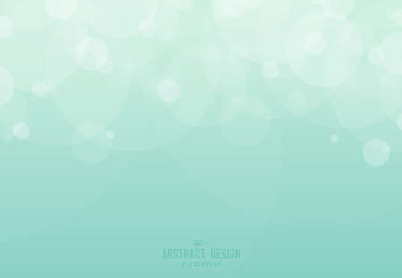 Abstract gradient green bokeh pattern design artwork background. Use for ad, poster, artwork, template design, print. illustration vector eps10のイラスト素材