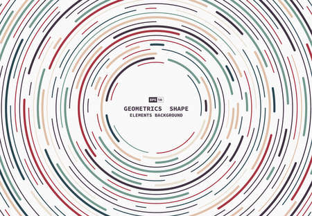 Abstract round line pattern design artwork of cover pattern design artwork background. Use for ad, poster, template design, print. illustration vector eps10のイラスト素材