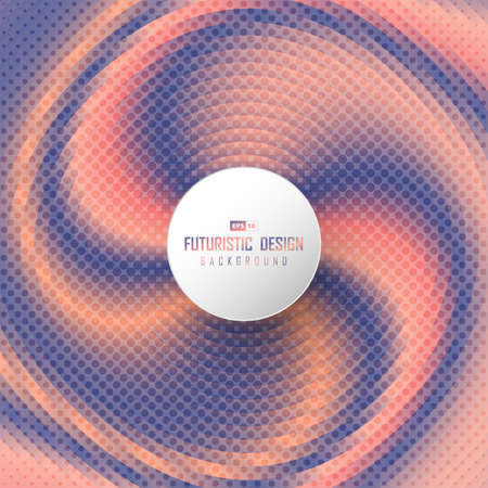 Abstract gradient colorful swirl of line template cover design. Overlapping for copy space of text background. Illustration vectorのイラスト素材