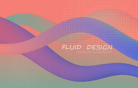 Abstract gradient lines pattern decorative artwork with halftone. Overlapping with stripe line futuristic background. Illustration vectorのイラスト素材