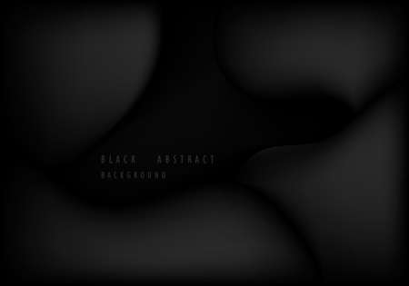 Abstract black mesh design of free shape decoration. Well organized objects on grouping layers background. Illustration vectorのイラスト素材