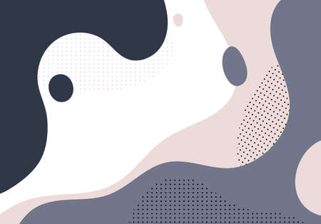 Abstract template design of organic shape pattern design decorative. Template design artwork background. Vectorのイラスト素材