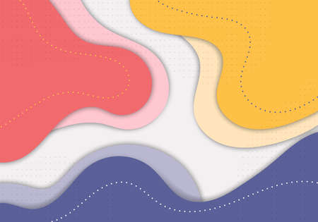 Abstract artwork template design decorative style artwork background. Overlapping template style background. Vectorのイラスト素材