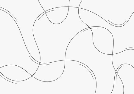 Abstract thin lines wavy illustration free shape temlate. Curve style artwork seamless background. Illustratorのイラスト素材