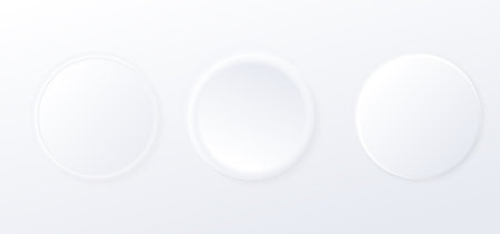 Geometric UI shape for minimal style artwork decorative. Vectorのイラスト素材