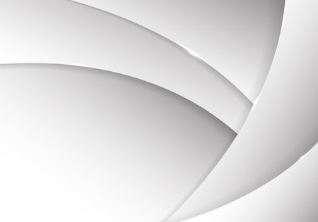 Abstract gradient white template design of elegance texture template diagram display. Overlapping layers with shadow style background. Vectorのイラスト素材