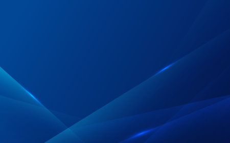 Abstract tech blue design decorative artwork of technology design. Overlapping with glitters style background. Vectorのイラスト素材