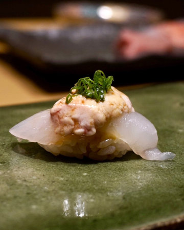 japanese cuisine. sushi on the background of the sea.の写真素材