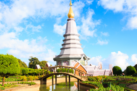 Napamaytanidol Chedi, of Doi Inthanon in ChiangMai, Thailandのeditorial素材