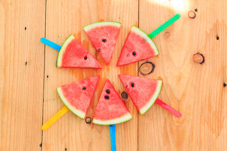 watermelon icecreamの写真素材