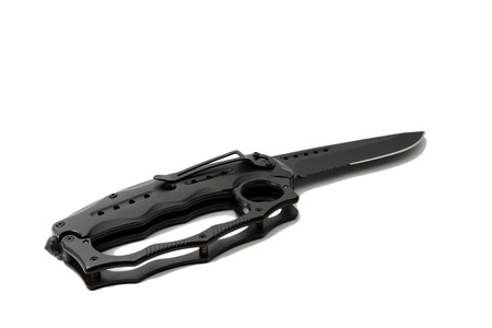 Penknife on a white backgroundの写真素材