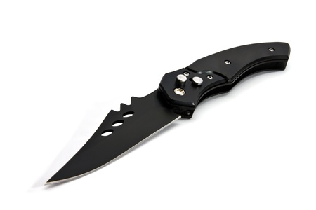  Military Combat Pocket Knife isolated on white background