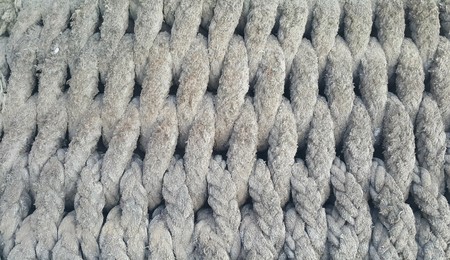 twist rope used in fishery, Chimbote Peruの写真素材