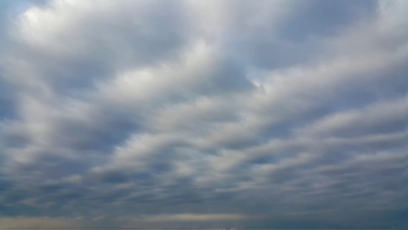 Cloudy sky in rainy seasonの写真素材