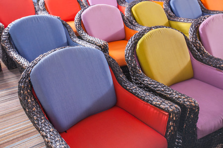 Chair setting for Weddingの写真素材