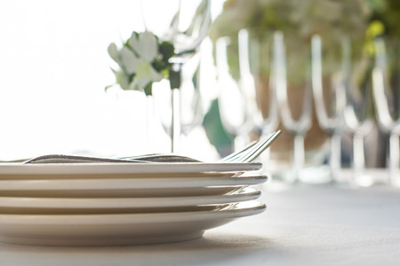 wedding table setup outdoor