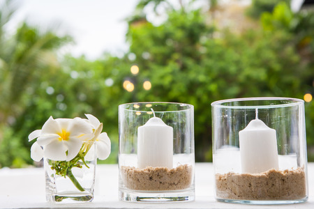 wedding setup detailの写真素材