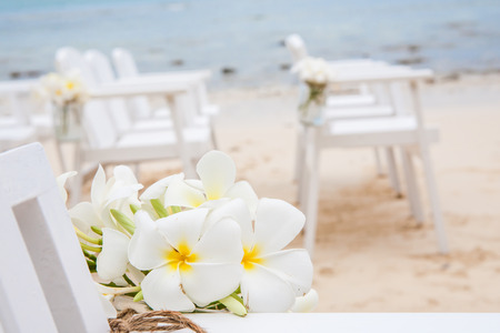 Chair setting for Weddingの写真素材