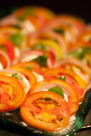 Desserts and Food  ;  Decorating desserts and food that was prepared for the wedding party.の写真素材