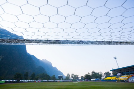 Goal Corner. Soccerの写真素材