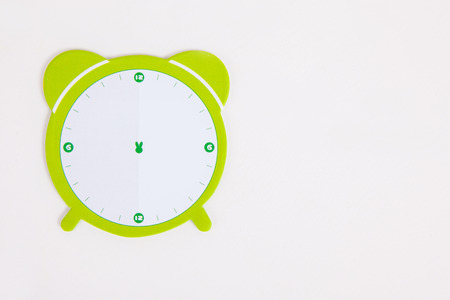 Paper note on white paper backgroundの写真素材