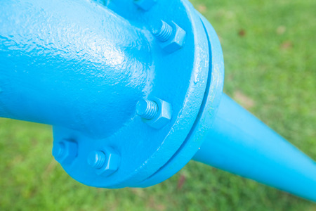 Valve and pipeline closeupの写真素材