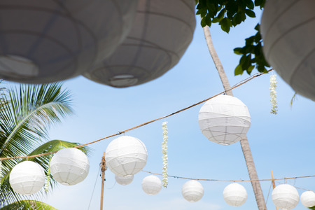 wedding setup detailの写真素材