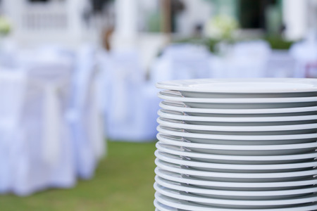 The dish was prepared for the wedding dinner.の写真素材